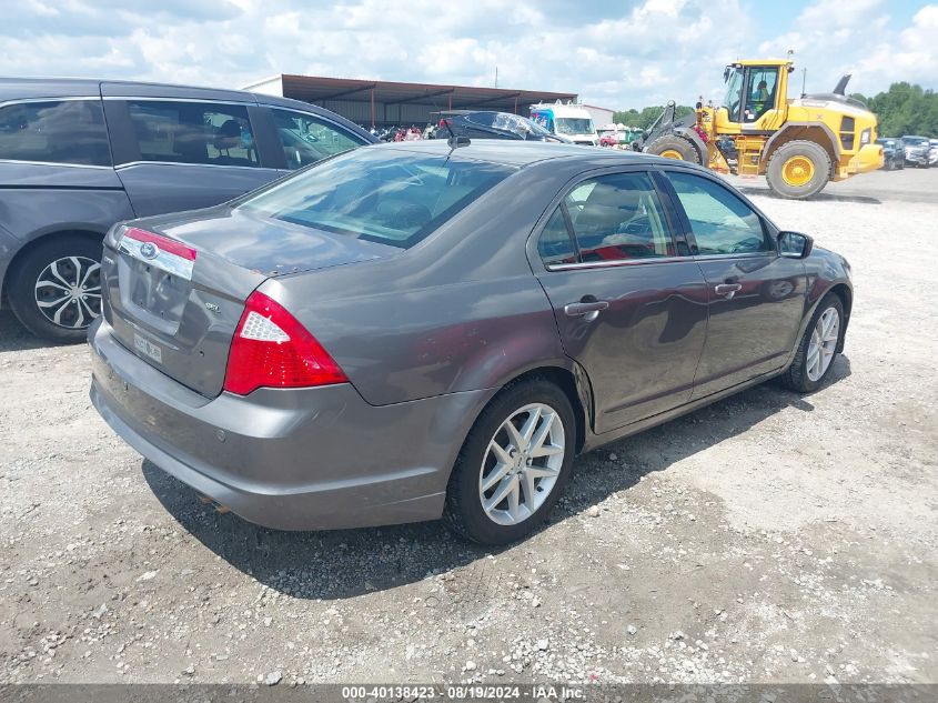 2012 Ford Fusion Sel VIN: 3FAHP0JA4CR228437 Lot: 40138423