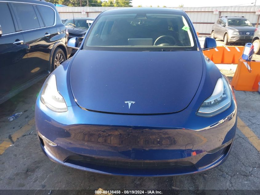 2023 Tesla Model Y Awd/Long Range Dual Motor All-Wheel Drive VIN: 7SAYGDEE3PA124219 Lot: 40138458