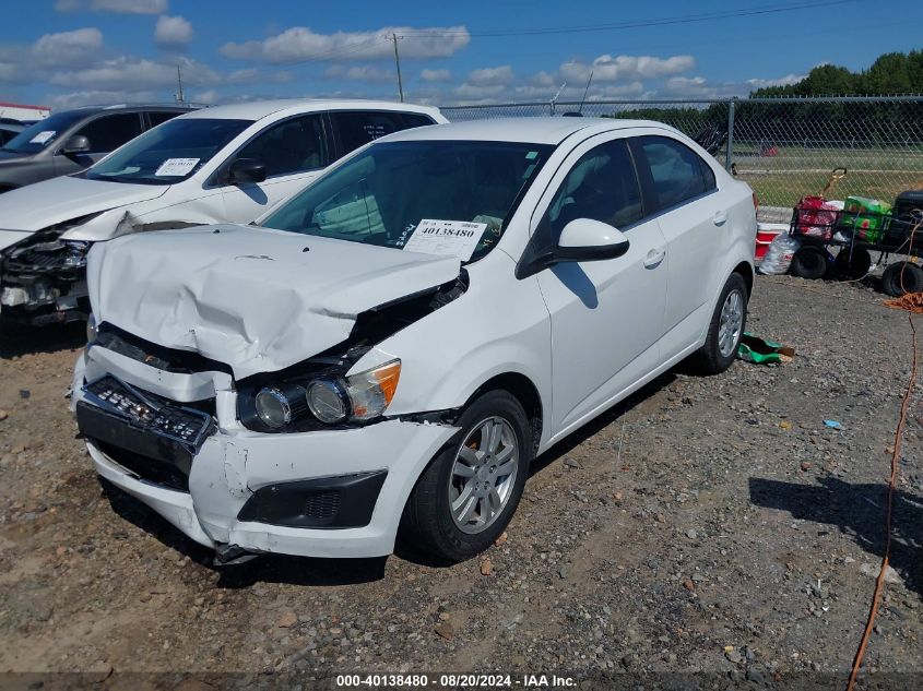 2015 Chevrolet Sonic Lt VIN: 1G1JC5SH2F4183715 Lot: 40138480