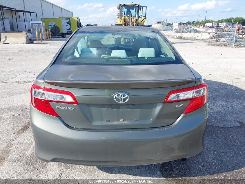 2012 Toyota Camry Le VIN: 4T1BF1FKXCU552121 Lot: 40138498