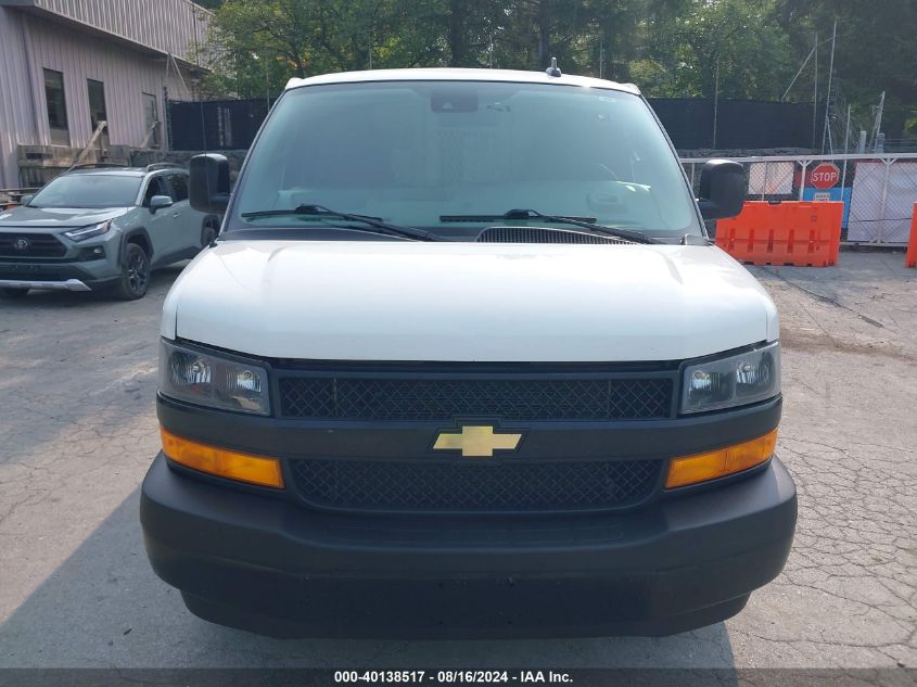 2021 Chevrolet Express Cargo Rwd 2500 Extended Wheelbase Wt VIN: 1GCWGBFP5M1256589 Lot: 40138517