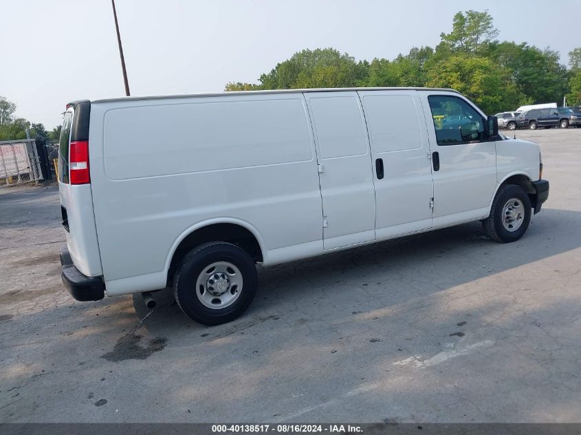 2021 Chevrolet Express Cargo Rwd 2500 Extended Wheelbase Wt VIN: 1GCWGBFP5M1256589 Lot: 40138517