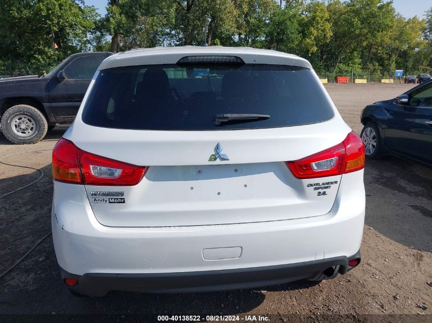 2015 Mitsubishi Outlander Sport Es VIN: 4A4AP3AW5FE041961 Lot: 40138522