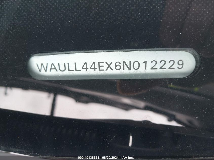 WAULL44EX6N012229 2006 Audi A8 4.2 Quattro