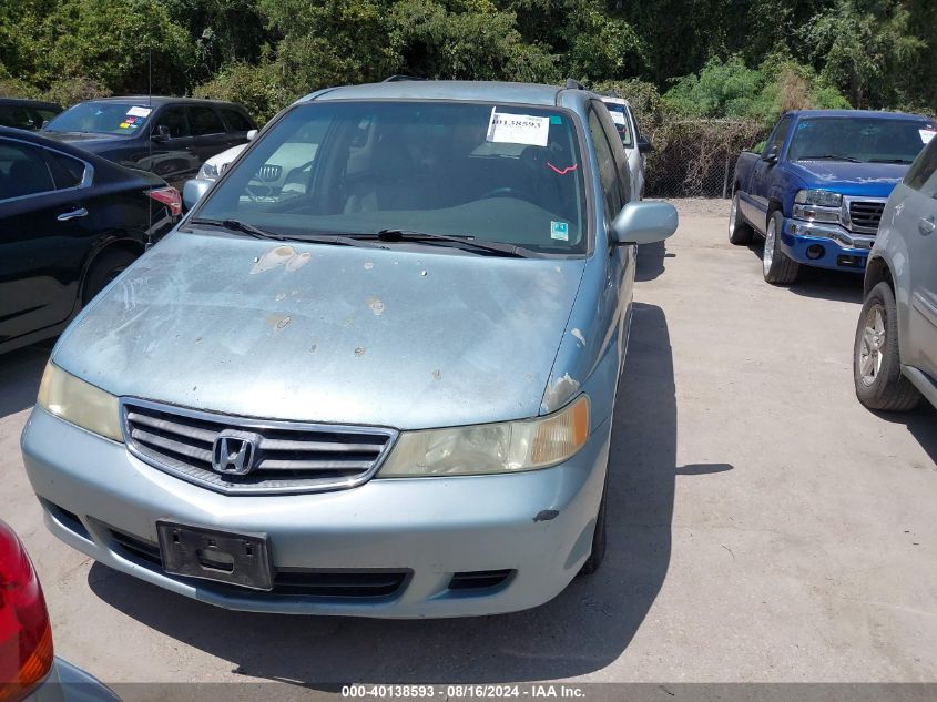 2004 Honda Odyssey Ex-L VIN: 5FNRL18044B038086 Lot: 40138593