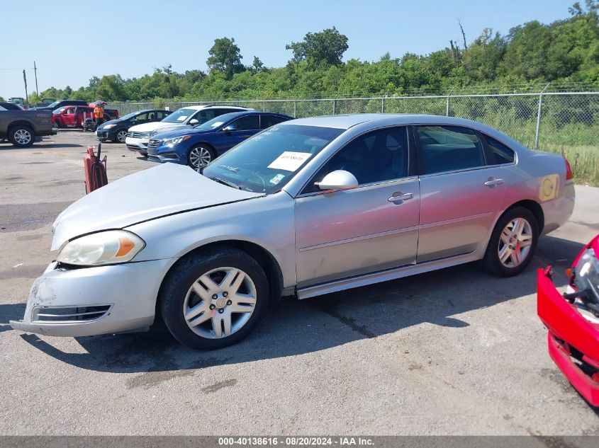 2011 Chevrolet Impala Lt VIN: 2G1WG5EK4B1105993 Lot: 40138616