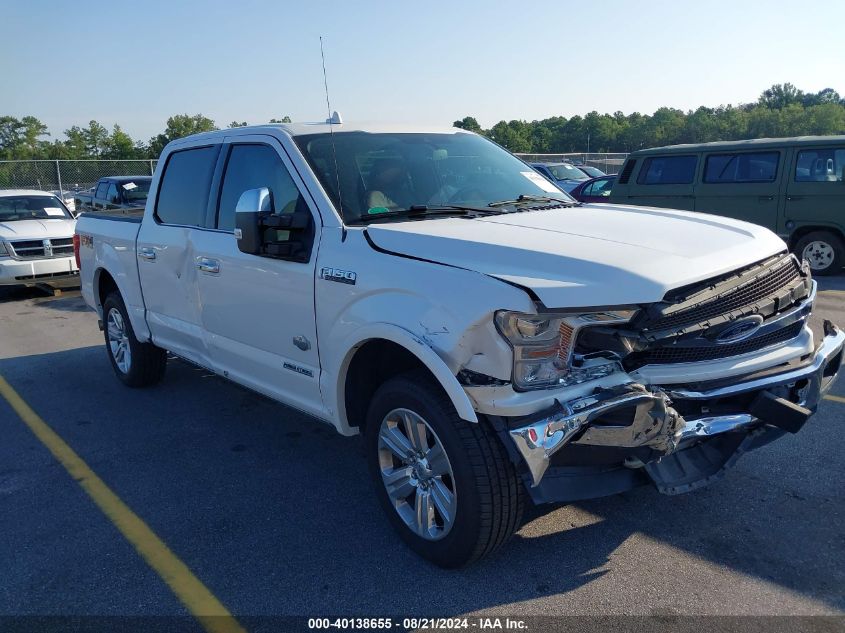 2018 Ford F150 Supercrew VIN: 1FTFW1E14JFD93385 Lot: 40138655