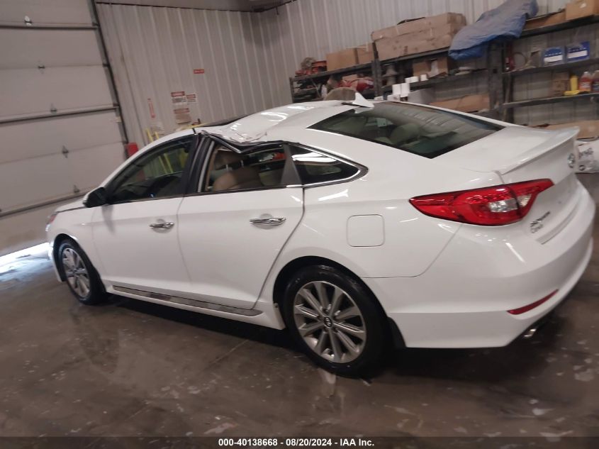 2016 HYUNDAI SONATA LIMITED - 5NPE34AF5GH376956