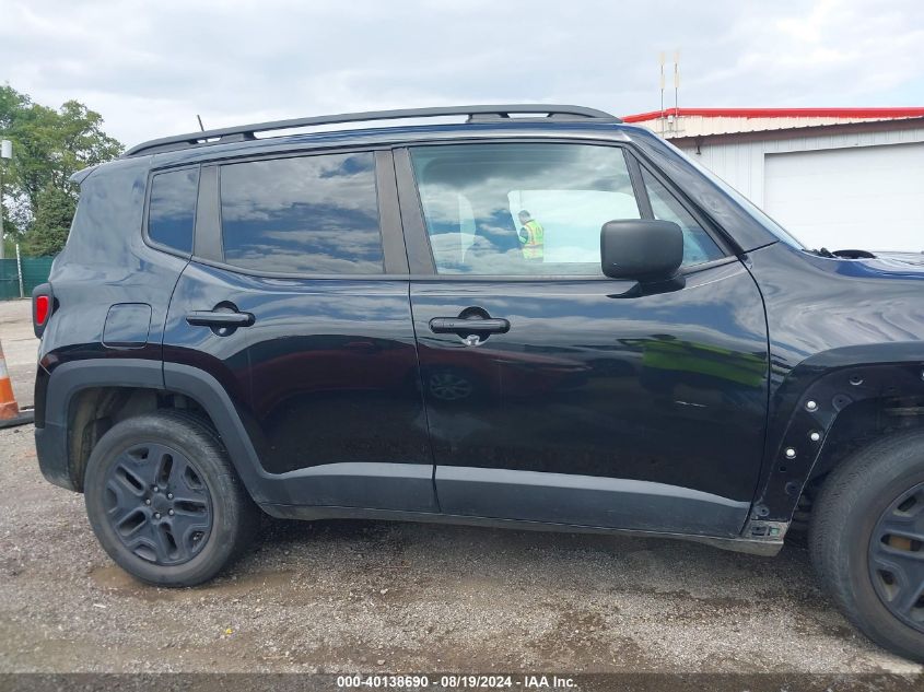 2019 Jeep Renegade Upland 4X4 VIN: ZACNJBAB3KPK20323 Lot: 40138690