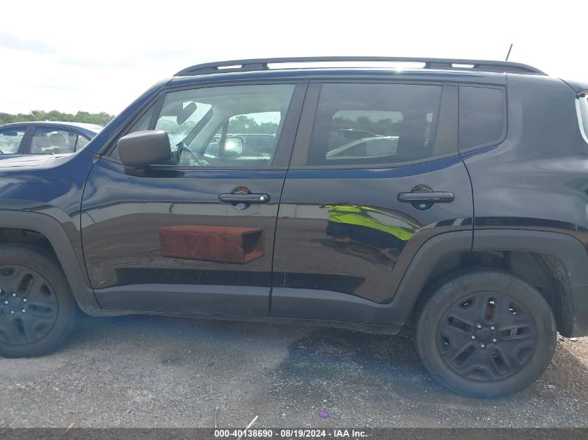 2019 Jeep Renegade Upland 4X4 VIN: ZACNJBAB3KPK20323 Lot: 40138690