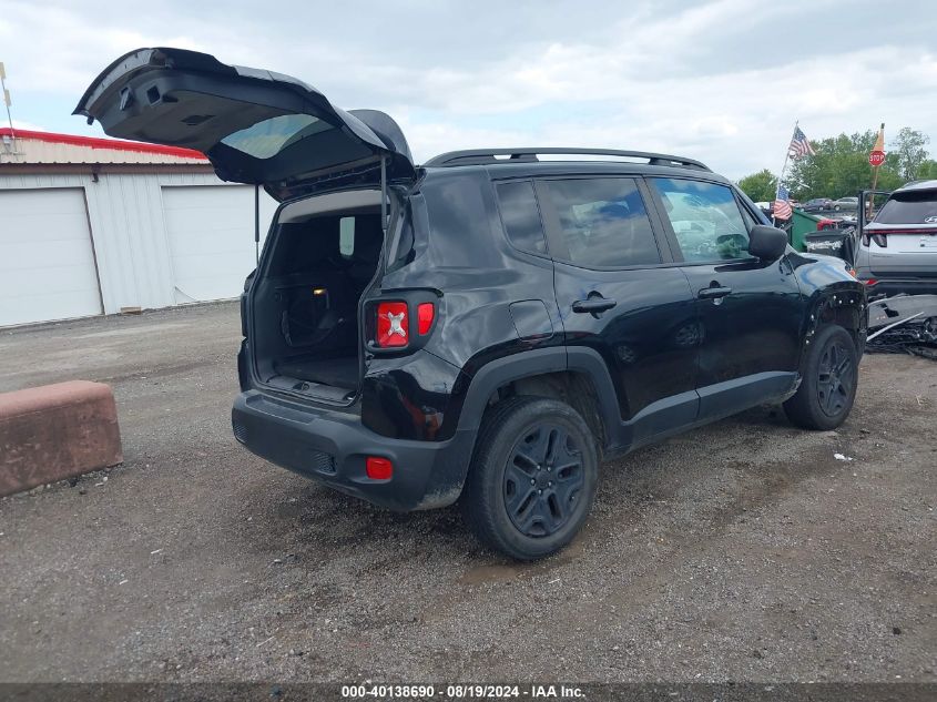 2019 Jeep Renegade Upland 4X4 VIN: ZACNJBAB3KPK20323 Lot: 40138690