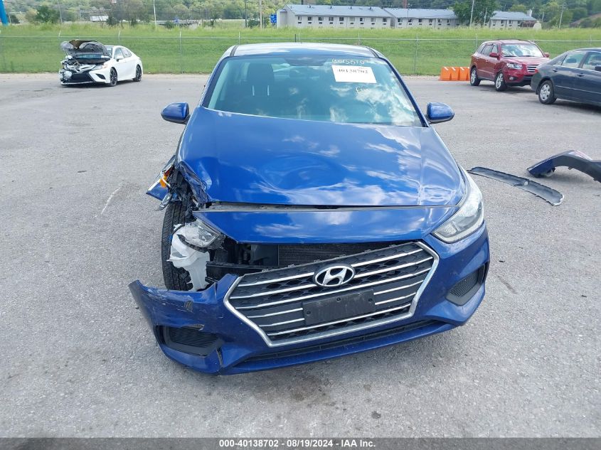 2021 Hyundai Accent Se VIN: 3KPC24A61ME137589 Lot: 40138702