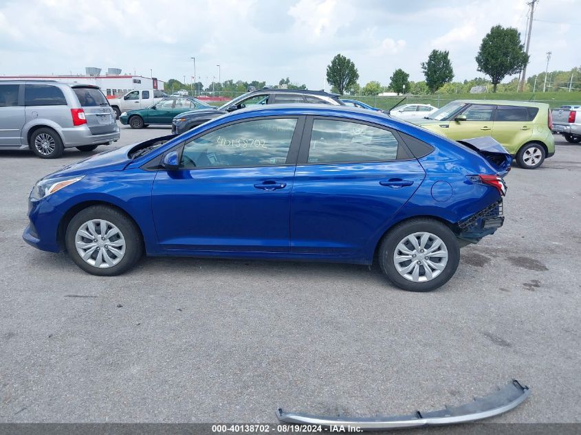 2021 Hyundai Accent Se VIN: 3KPC24A61ME137589 Lot: 40138702