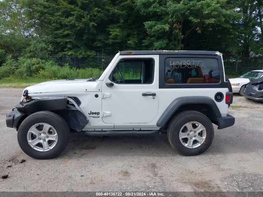 2021 Jeep Wrangler Sport S 4X4 VIN: 1C4HJXAG2MW872316 Lot: 40138722