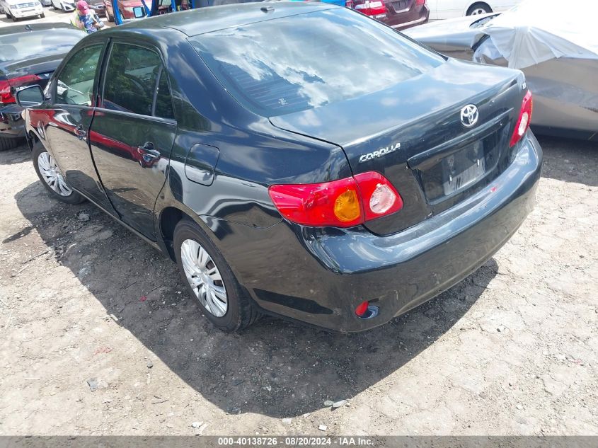 2009 Toyota Corolla Le/Xle VIN: JTDBL40E999066185 Lot: 40138726