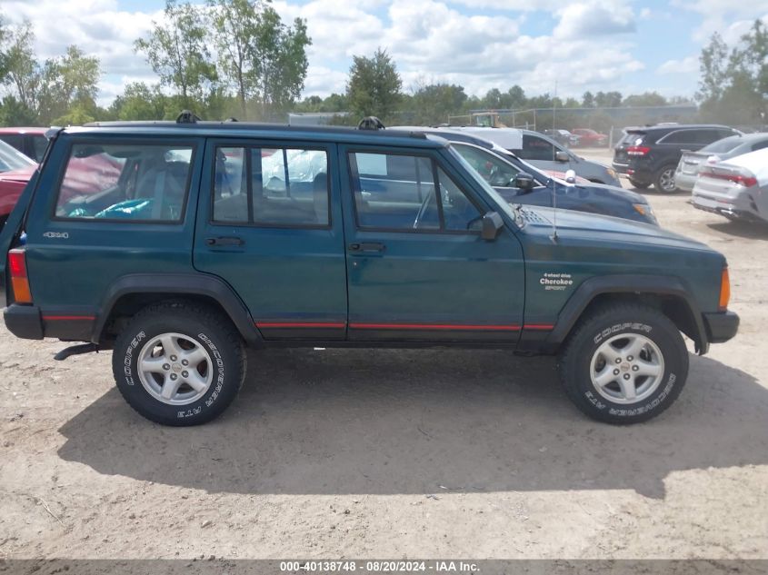 1996 Jeep Cherokee Sport/Classic VIN: 1J4FJ68S9TL209086 Lot: 40138748