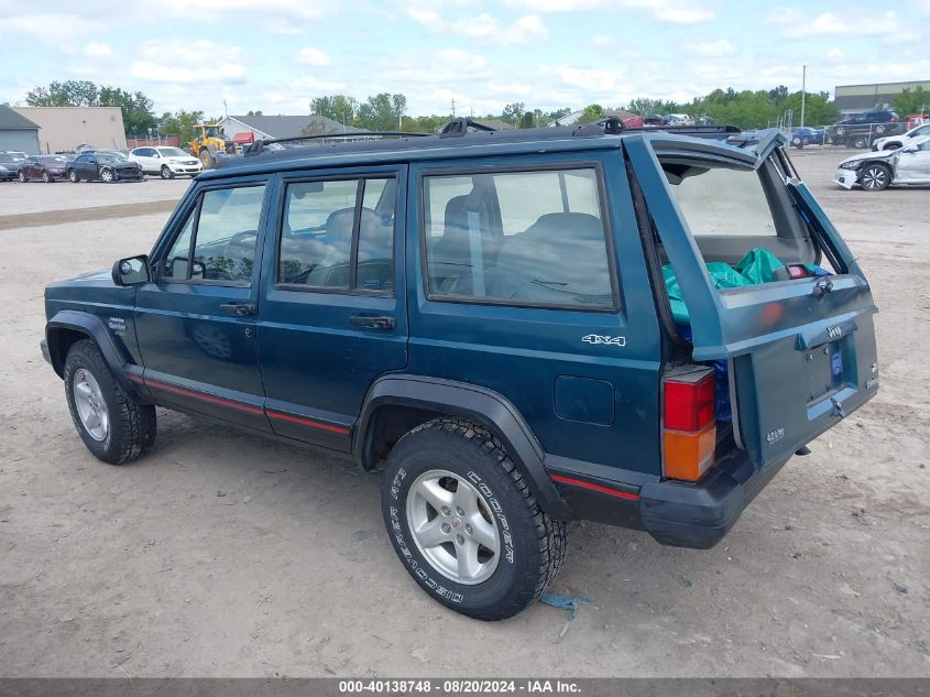 1996 Jeep Cherokee Sport/Classic VIN: 1J4FJ68S9TL209086 Lot: 40138748