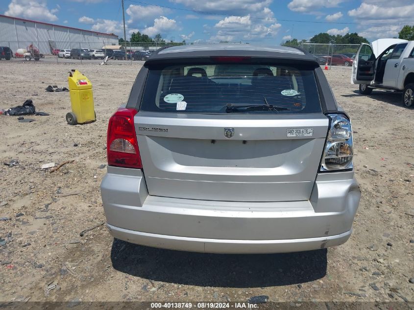 2007 Dodge Caliber VIN: 1B3HB28B47D506952 Lot: 40138749