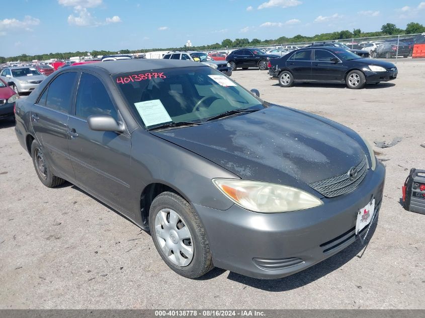 2004 Toyota Camry Le VIN: 4T1BE32K14U850370 Lot: 40138778