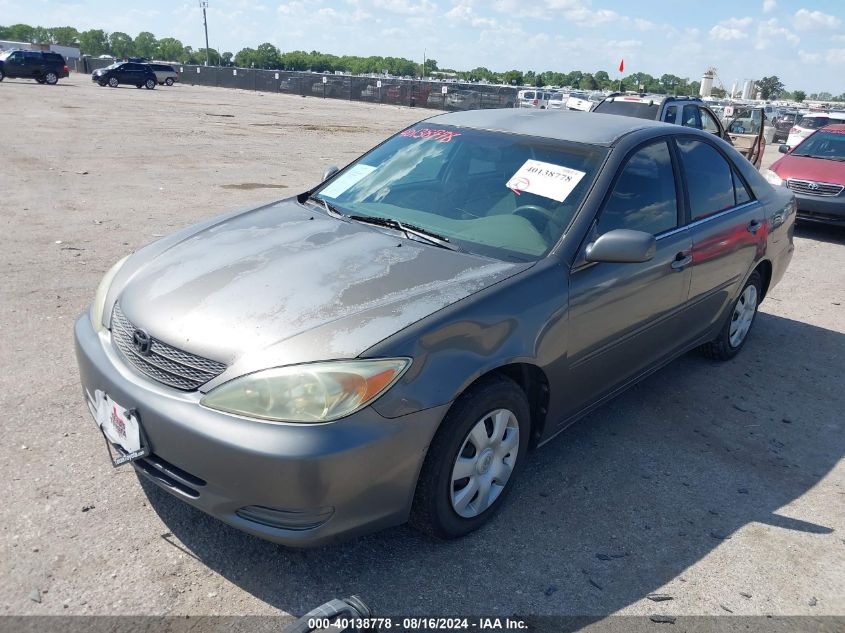 2004 Toyota Camry Le VIN: 4T1BE32K14U850370 Lot: 40138778