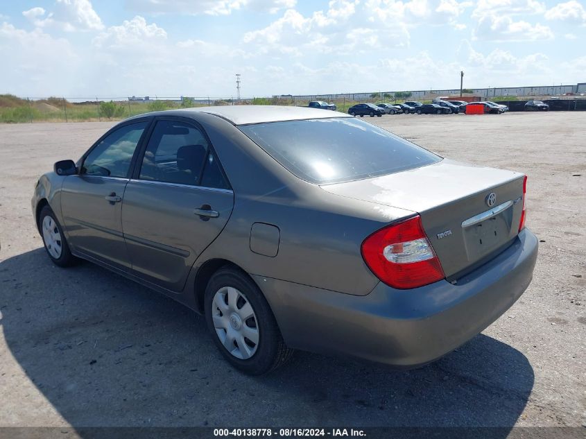 2004 Toyota Camry Le VIN: 4T1BE32K14U850370 Lot: 40138778