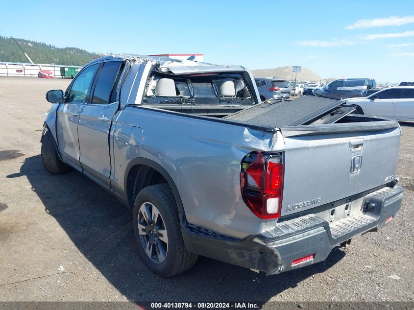 2019 Honda Ridgeline Rtl-E VIN: 5FPYK3F72KB004565 Lot: 40138794