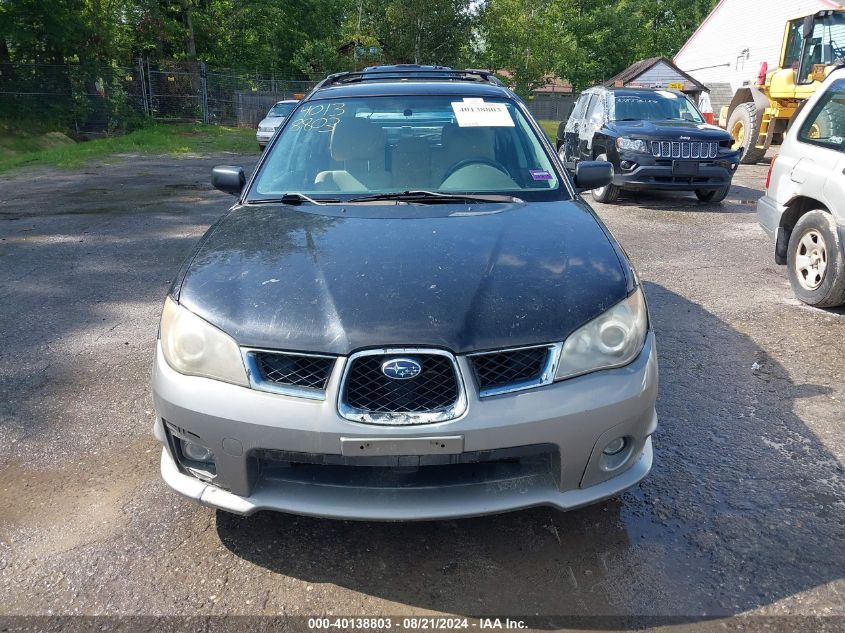 2006 Subaru Impreza Outback Sport VIN: JF1GG68646G806693 Lot: 40138803