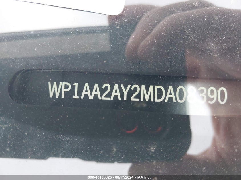 2021 PORSCHE CAYENNE - WP1AA2AY2MDA08390