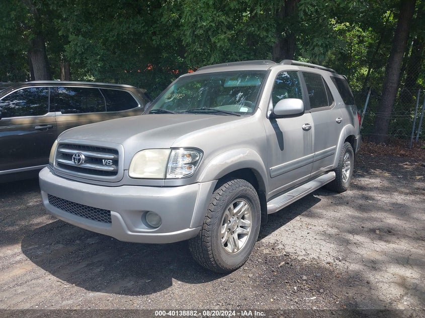 2003 Toyota Sequoia Limited V8 VIN: 5TDZT38A33S188723 Lot: 40138882