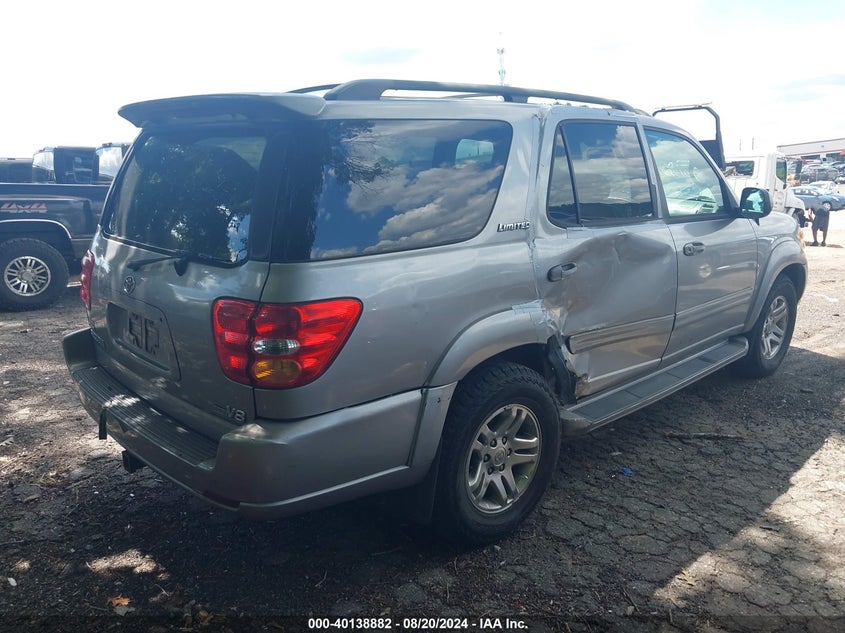 2003 Toyota Sequoia Limited V8 VIN: 5TDZT38A33S188723 Lot: 40138882