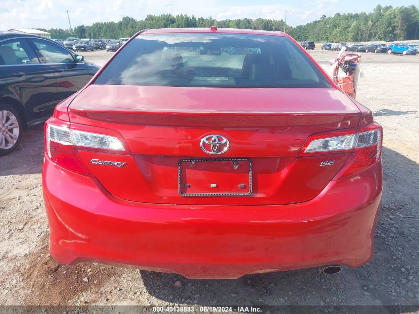 2014 Toyota Camry Se VIN: 4T1BF1FK5EU839725 Lot: 40138883