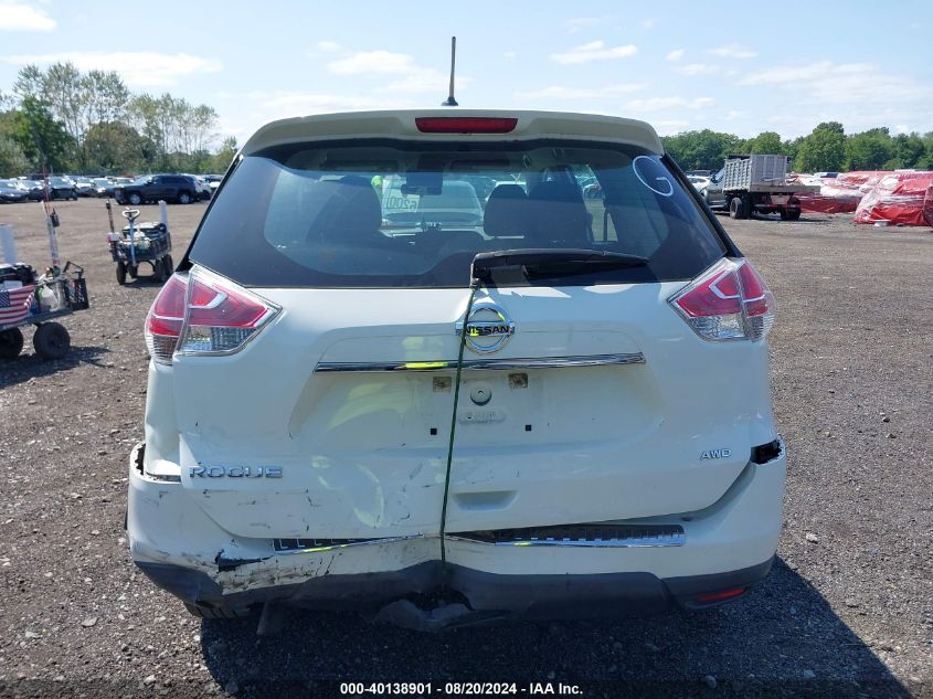 2016 Nissan Rogue S VIN: 5N1AT2MV9GC889396 Lot: 40138901