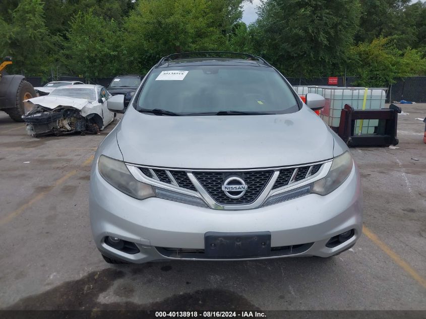 2013 Nissan Murano Le VIN: JN8AZ1MW9DW300321 Lot: 40138918