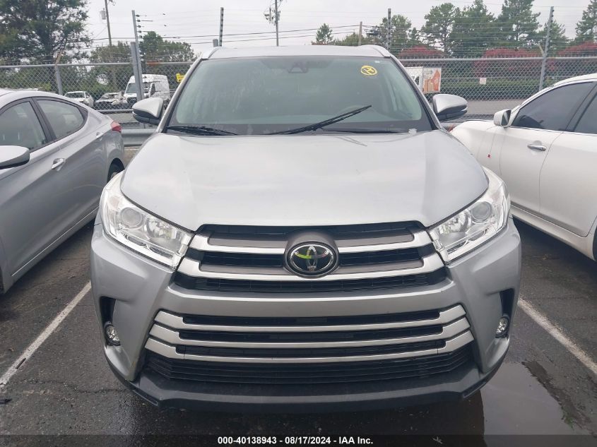 2018 Toyota Highlander Xle VIN: 5TDKZRFH6JS529810 Lot: 40138943