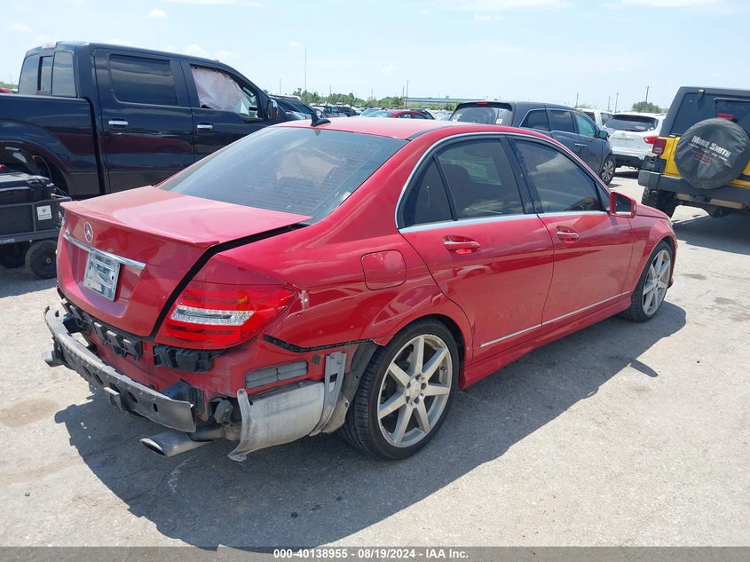 2013 MERCEDES-BENZ C 350 SPORT - WDDGF5HB6DA854240
