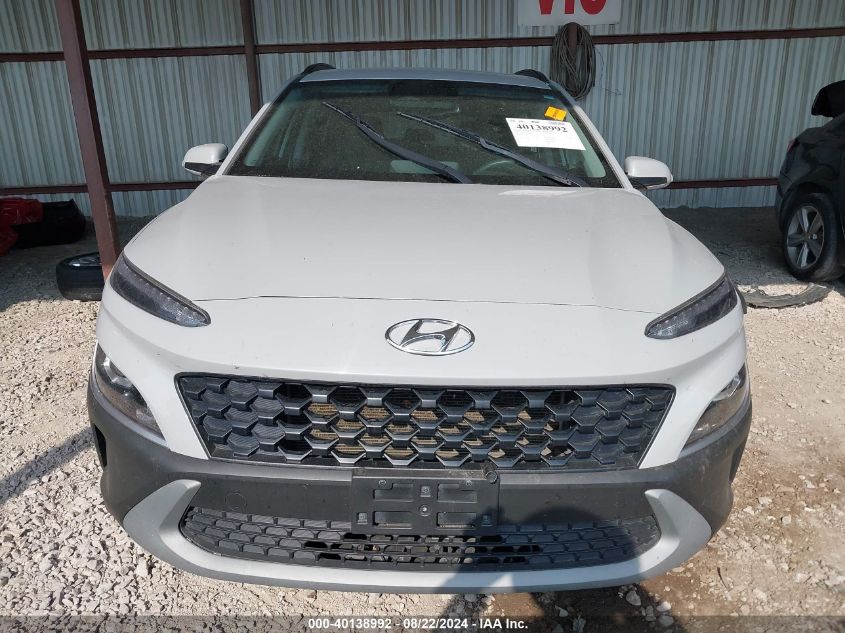 2022 Hyundai Kona Sel VIN: KM8K32AB3NU880652 Lot: 40138992