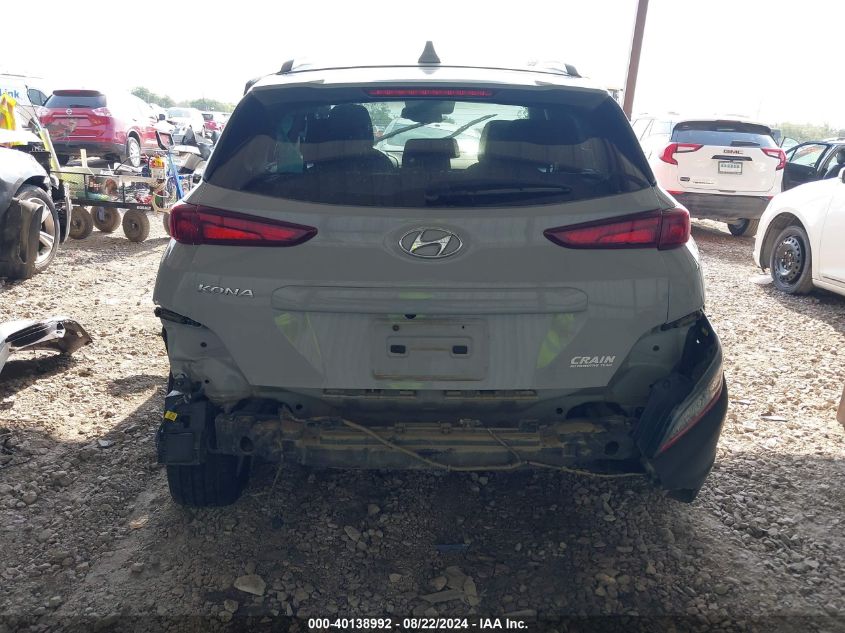 2022 Hyundai Kona Sel VIN: KM8K32AB3NU880652 Lot: 40138992