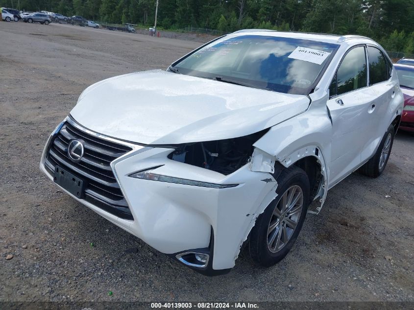 2016 Lexus Nx 200T VIN: JTJBARBZ1G2087747 Lot: 40139003