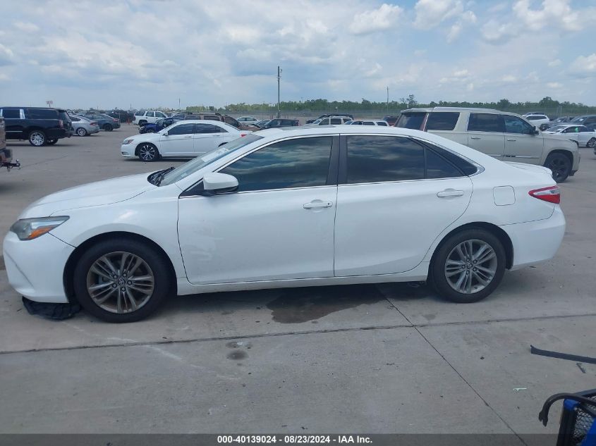 2016 Toyota Camry Se VIN: 4T1BF1FK0GU152154 Lot: 40139024