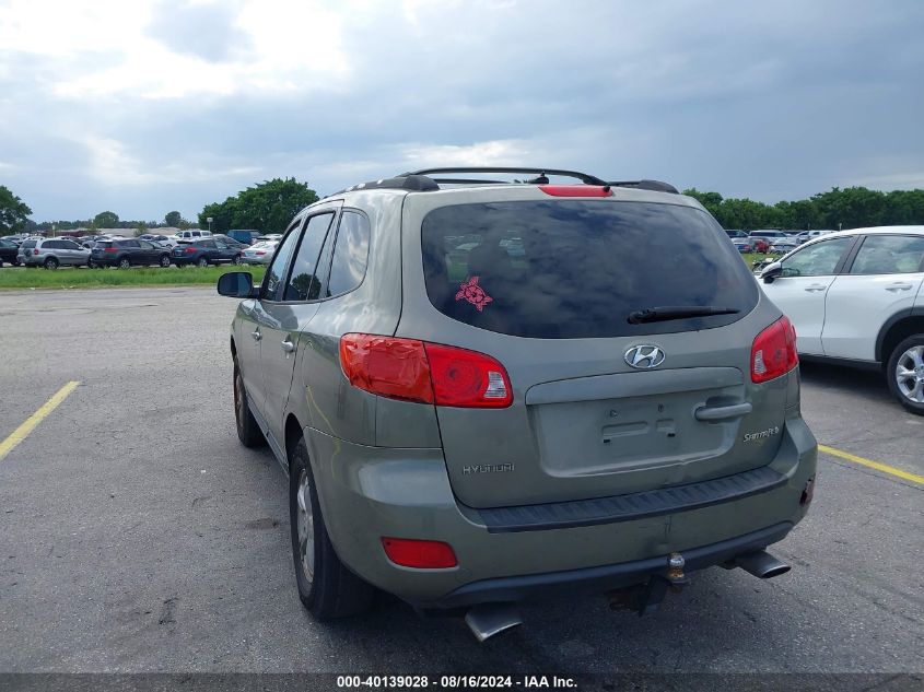 2008 Hyundai Santa Fe Gls VIN: 5NMSG13D38H208717 Lot: 40139028