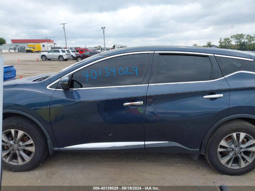 2015 Nissan Murano S VIN: 5N1AZ2MH5FN284139 Lot: 40139029