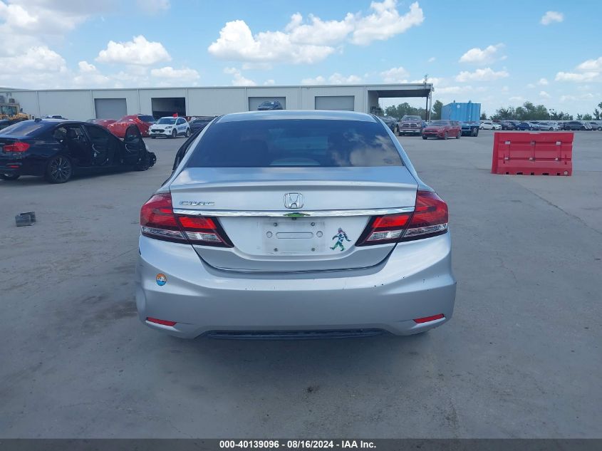 2013 Honda Civic Lx VIN: 2HGFB2F57DH559003 Lot: 40139096