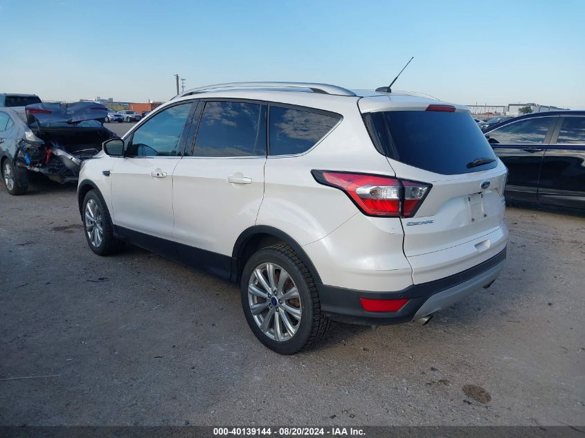 2017 FORD ESCAPE TITANIUM - 1FMCU0JD2HUD39717