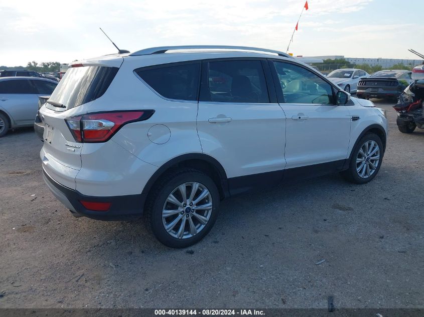 2017 FORD ESCAPE TITANIUM - 1FMCU0JD2HUD39717