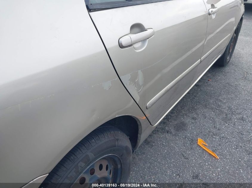 2005 Toyota Corolla Le VIN: 2T1BR32E05C480272 Lot: 40139163