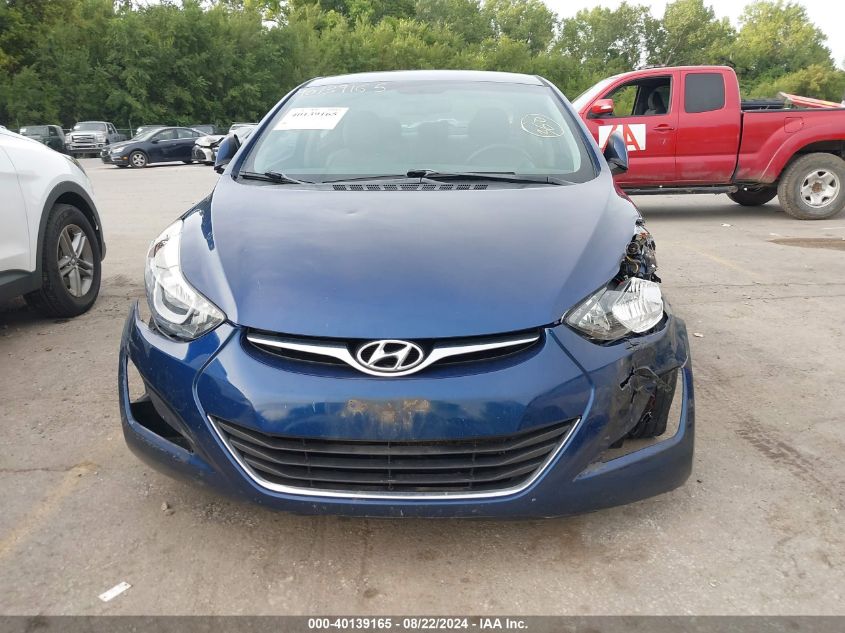 2016 Hyundai Elantra Se VIN: 5NPDH4AE0GH702392 Lot: 40139165