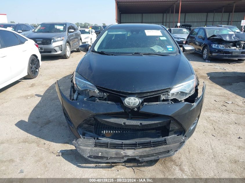 2018 Toyota Corolla Le VIN: 5YFBURHE5JP847184 Lot: 40139225