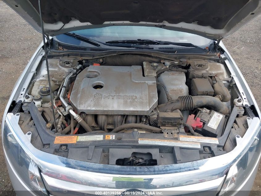 2011 Ford Fusion Hybrid VIN: 3FADP0L35BR316473 Lot: 40139256