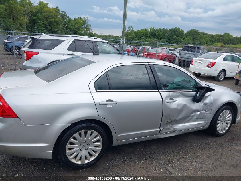 2011 Ford Fusion Hybrid VIN: 3FADP0L35BR316473 Lot: 40139256