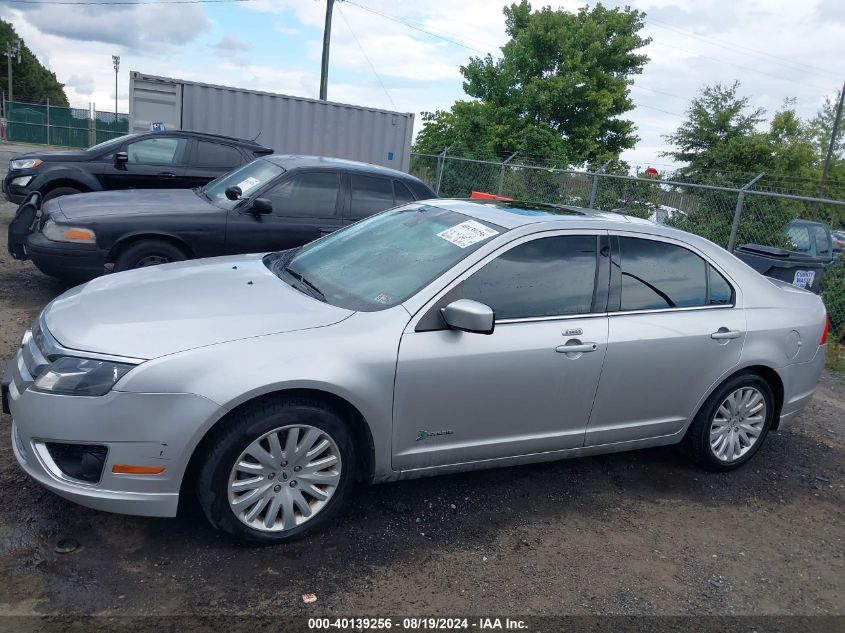 2011 Ford Fusion Hybrid VIN: 3FADP0L35BR316473 Lot: 40139256